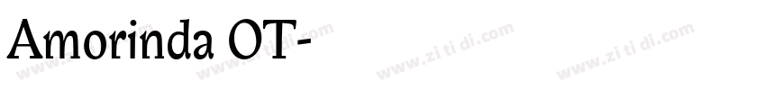 Amorinda OT字体转换